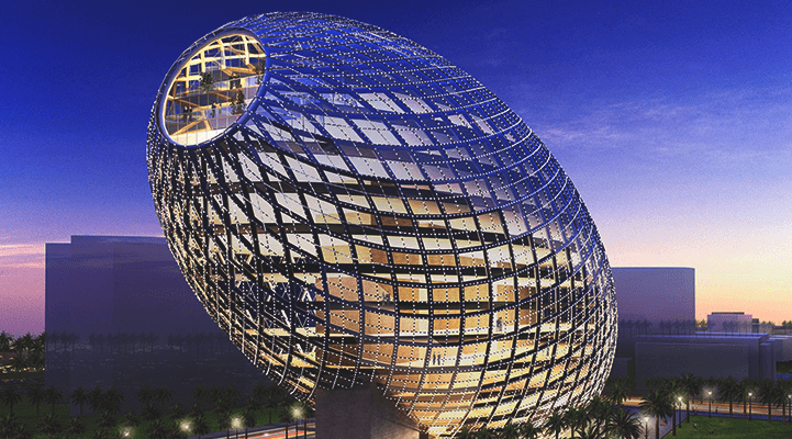 Cybertecture Egg, необычная архитектура