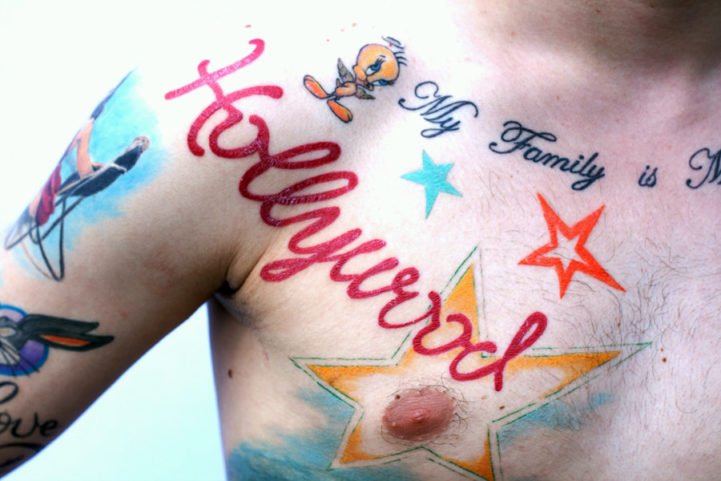 Татуировки на руке - фото и эскизы тату надписи